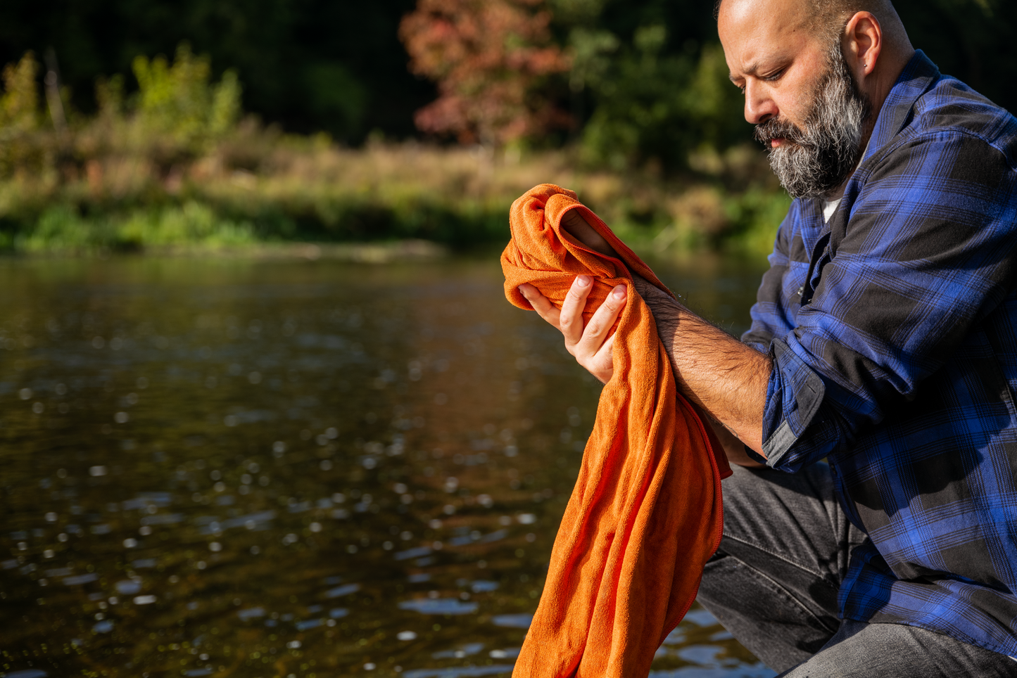Care Plus Travel Towel - Microfibre 40x80cm, Copper