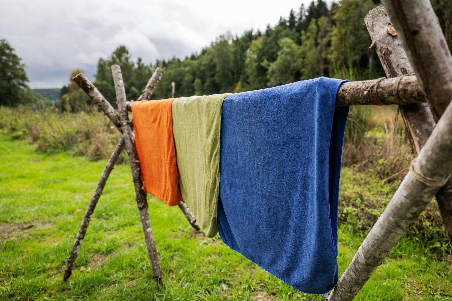 Care Plus Travel Towel - Microfibre 60x120cm,  Dolomite Blue