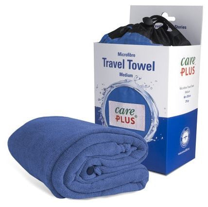 Care Plus Travel Towel - Microfibre 75x150cm,  Dolomite Blue